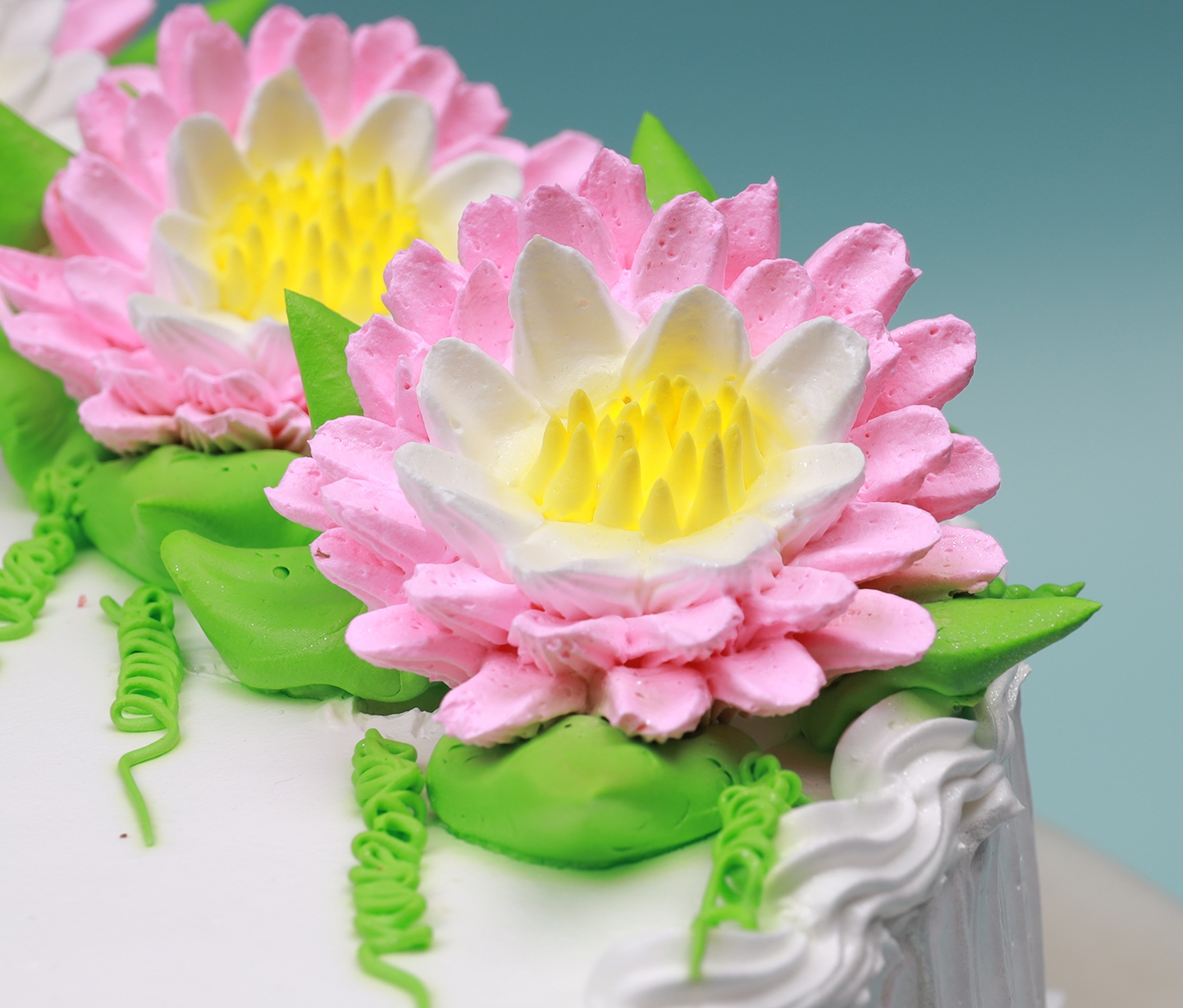 Sugar Flower Lotus Cake Topper Fondant Lotus Fondant Lily - Etsy