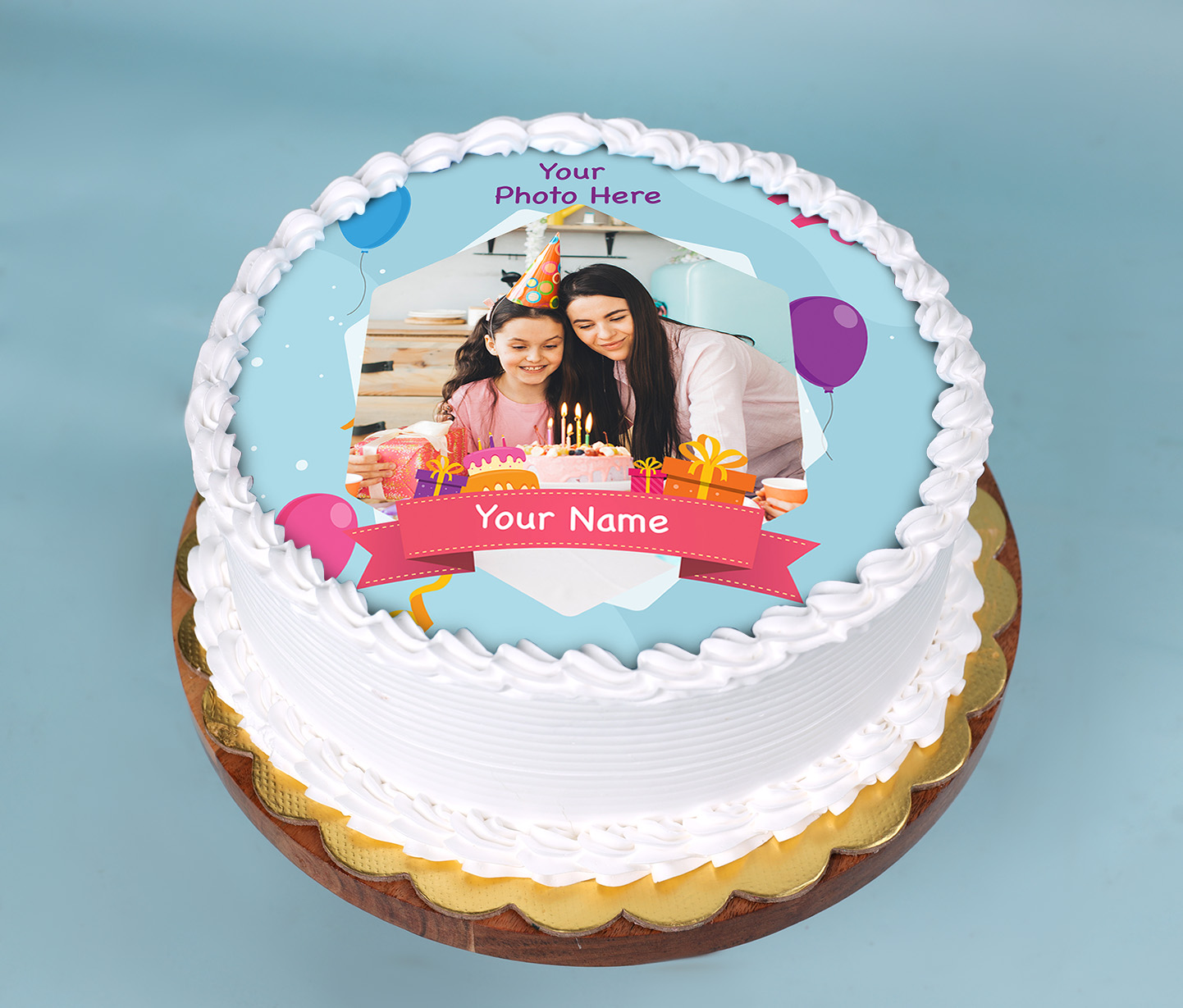 Animal Theme Photo Cake (1Kg) - Cake Connection| Online Cake | Fruits |  Flowers and gifts delivery