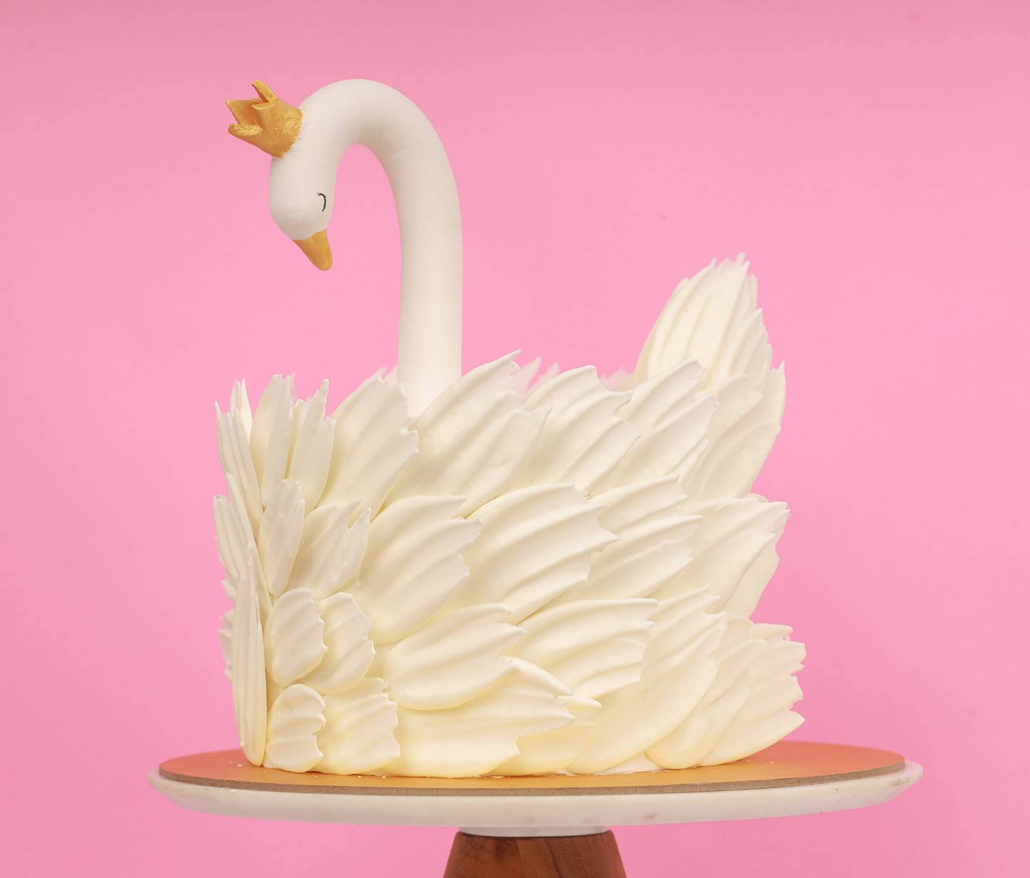 All Occasion Cakes - Pink Swan Cake