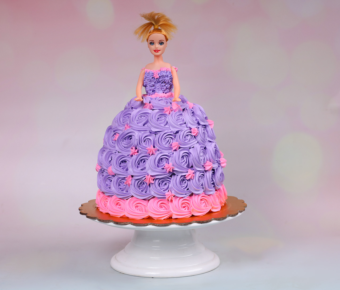 Pinkish Barbie Cake – Creme Castle